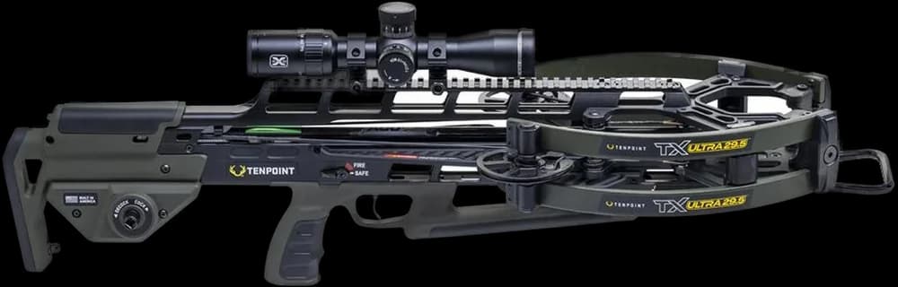 Tenpoint TX Ultra 29.5 Crossbow ACUslide MAXX Moss with EVO-X Elite Scope