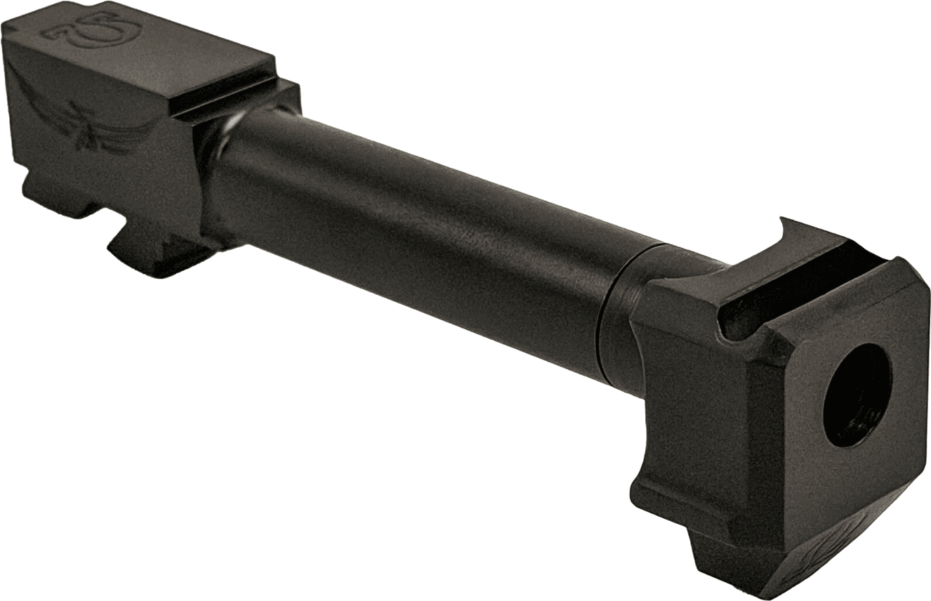 Icarus Precision Omega Barrel + Compensator, 9MM, Fits Glock 17 Gen 5 OEM Slides