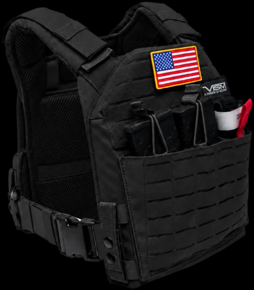 NcSTAR Laser Cut Plate Carrier, Fits 10"x12" Hard Plates - Black