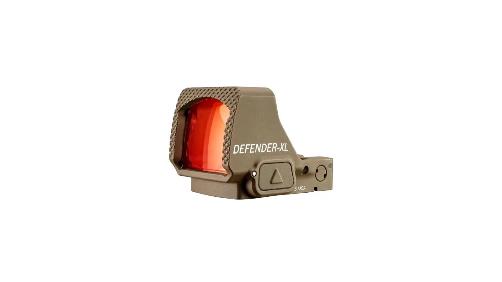 Vortex Optics Defender-XL 5 MOA Red Dot Sight Shake Awake – Tan