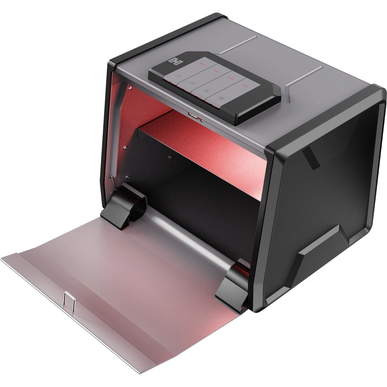 Hornady Two-Gun DIGI-Vault Heavy-Duty Steel, Programmable 4-6 Digit Keypad + key