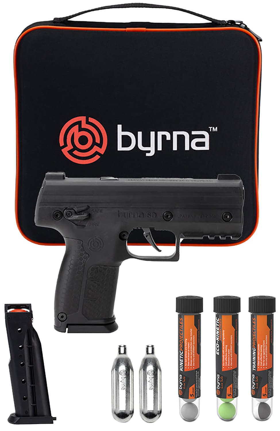 Byrna Technologies SD Kinetic Kit .68 Caliber 5 + 1 - Black