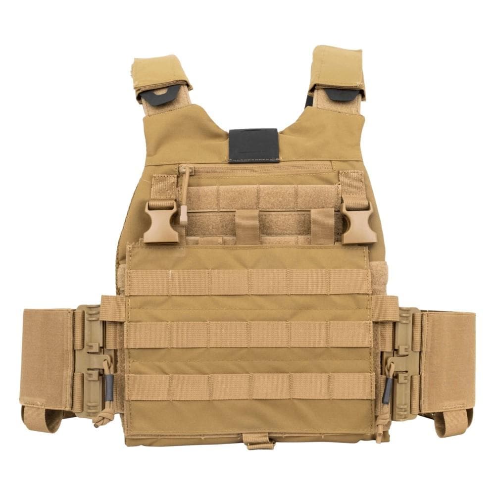 Guard Dog Trakr Plate Carrier FDE W/ Front Placard