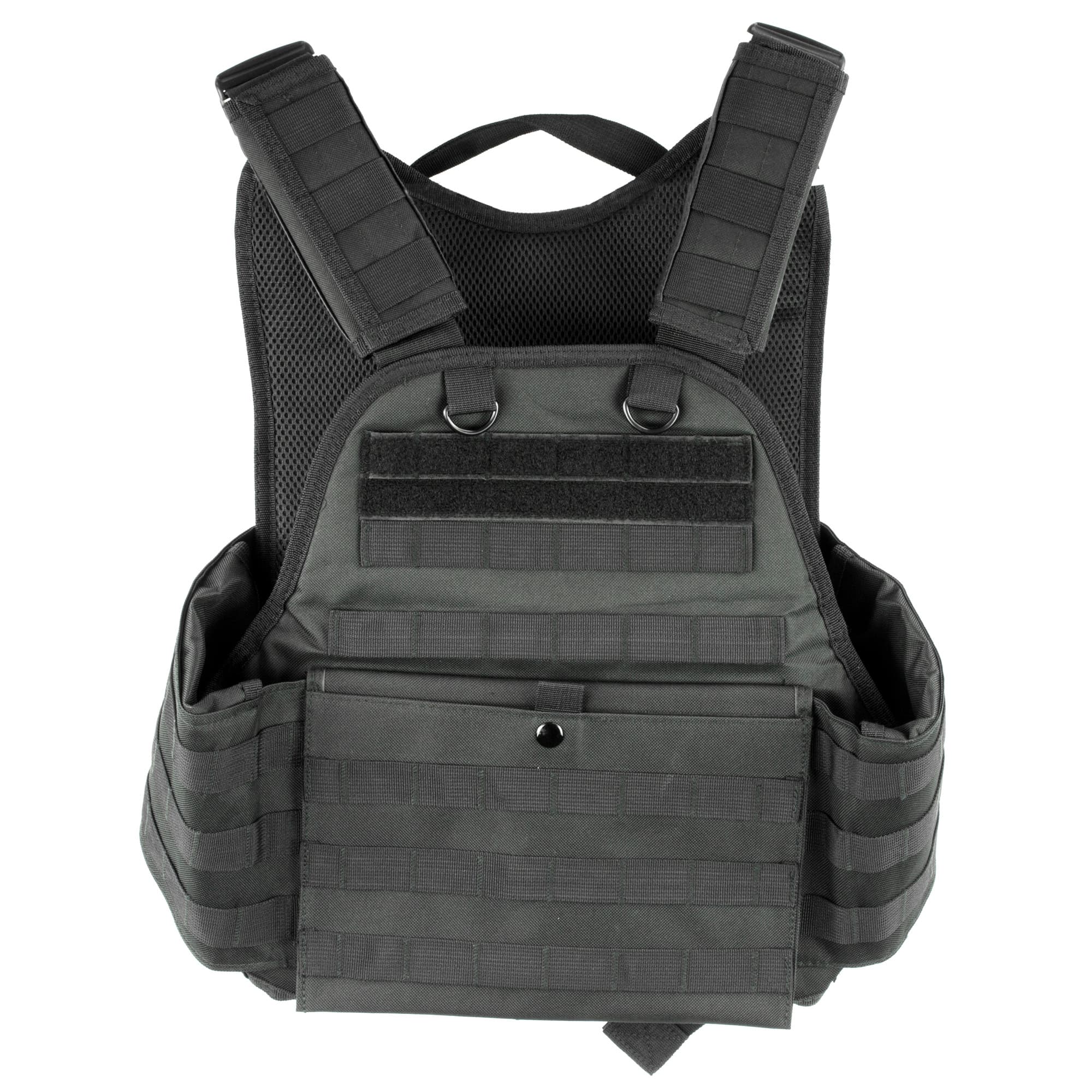 NcSTAR Plate Carrier Vest Fully Adjustable, PALS/ MOLLE Webbing, fits 10" x 12" Hard Plates