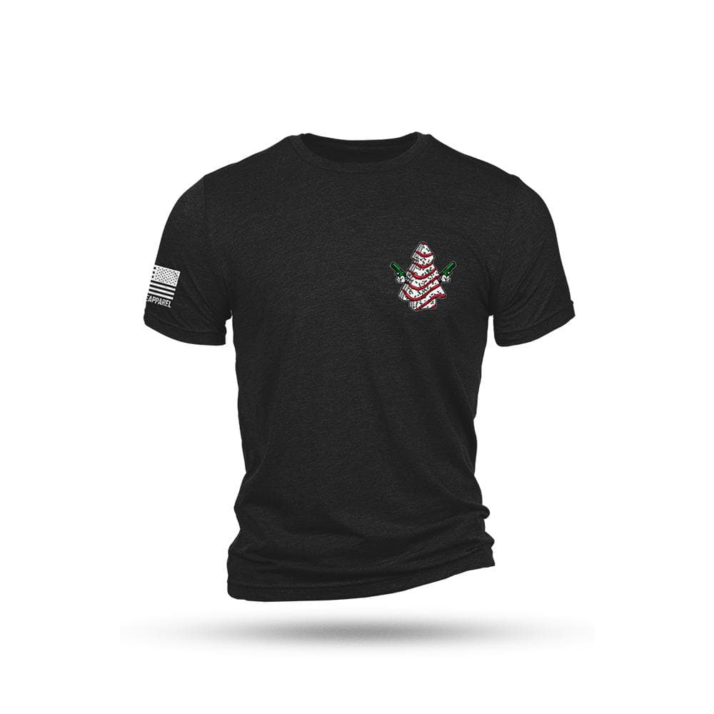 Nine Line Cake Tree Triblend Short Sleeve Shirt Black