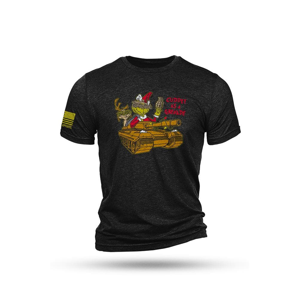 Nine Line Grinch Triblend Short Sleeve Shirt Black