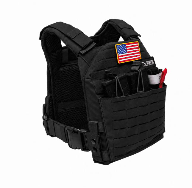 NcSTAR Laser Cut Plate Carrier, Fits 10"x12" Hard Plates - Black