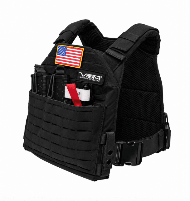 NcSTAR Laser Cut Plate Carrier, Fits 10"x12" Hard Plates - Black