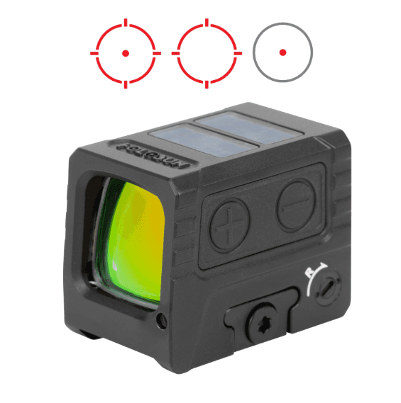 Holosun AEMS Micro Enclosed Red Dot, 2 MOA Dot + 32 MOA Circle