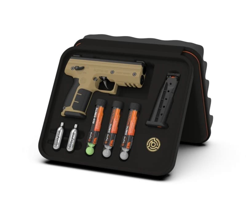 Byrna Technologies SD Kinetic Kit .68 Caliber 5 + 1 - Tan & Black