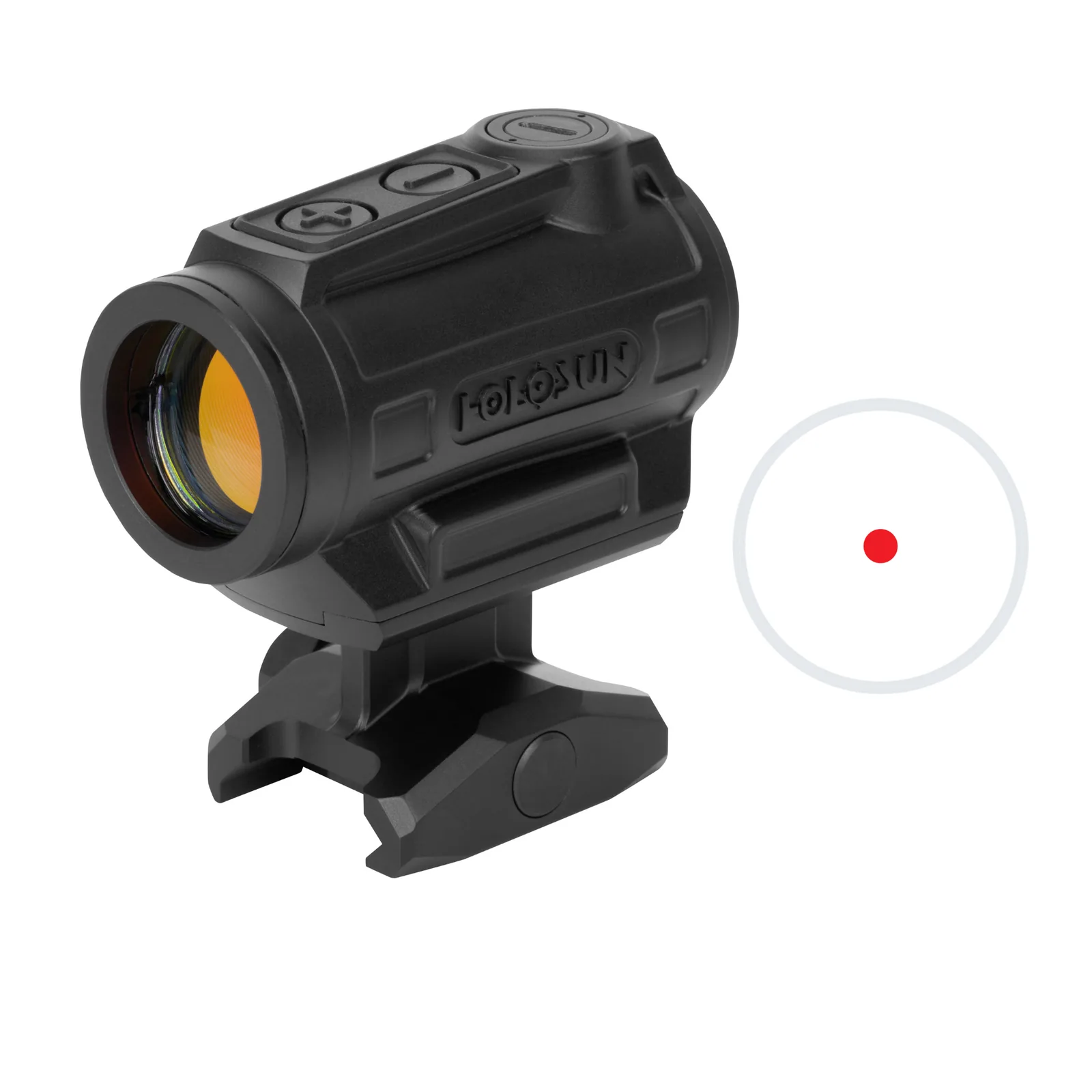 Holosun ARO Red Dot, 2 MOA Dot, Fits 1913 Picatinny Rail, 1.63″ Lower 1/3 Co-Witness Mount