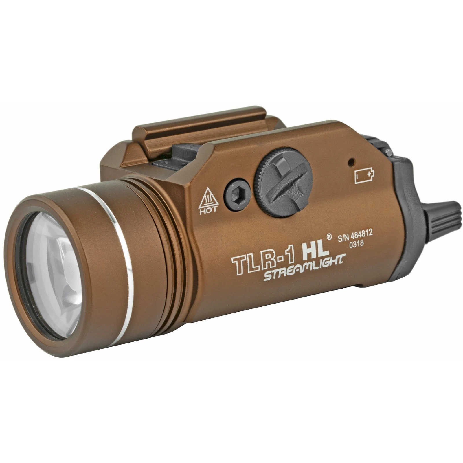 TLR-1 HL 1000 LM Rail-Mounted Tactical Flashlight – Brown