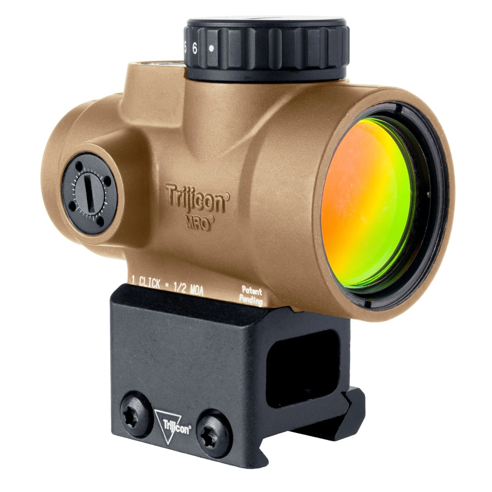 Trijicon MRO SD 1×25 Red Dot, Coyote Brown, 2.0 MOA MRO-C-2200328 1/3 Co-Witness
