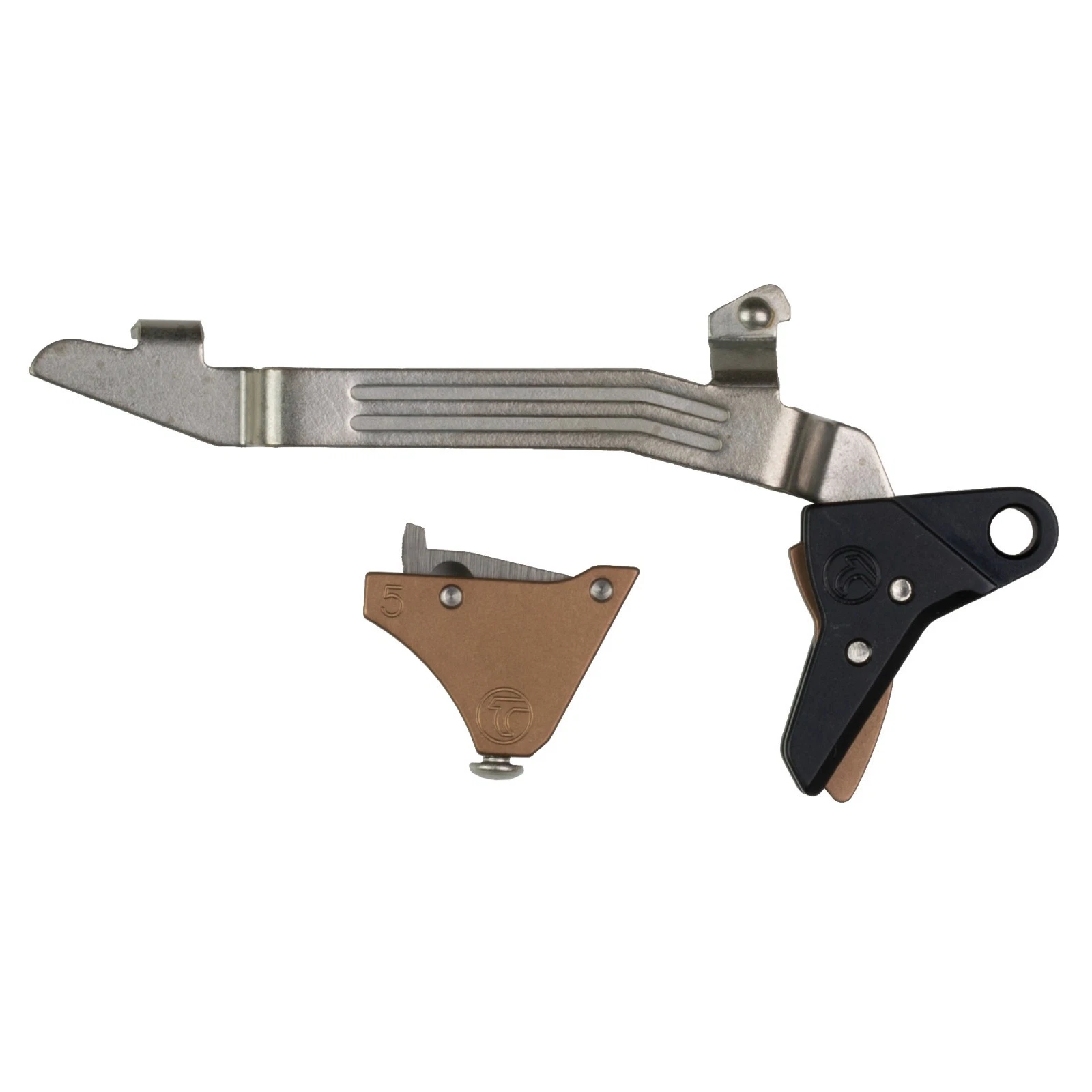 Timney Triggers Alpha Comp Trigger, Fits Glock Gen 5 – G17, G19, G34 Bronze