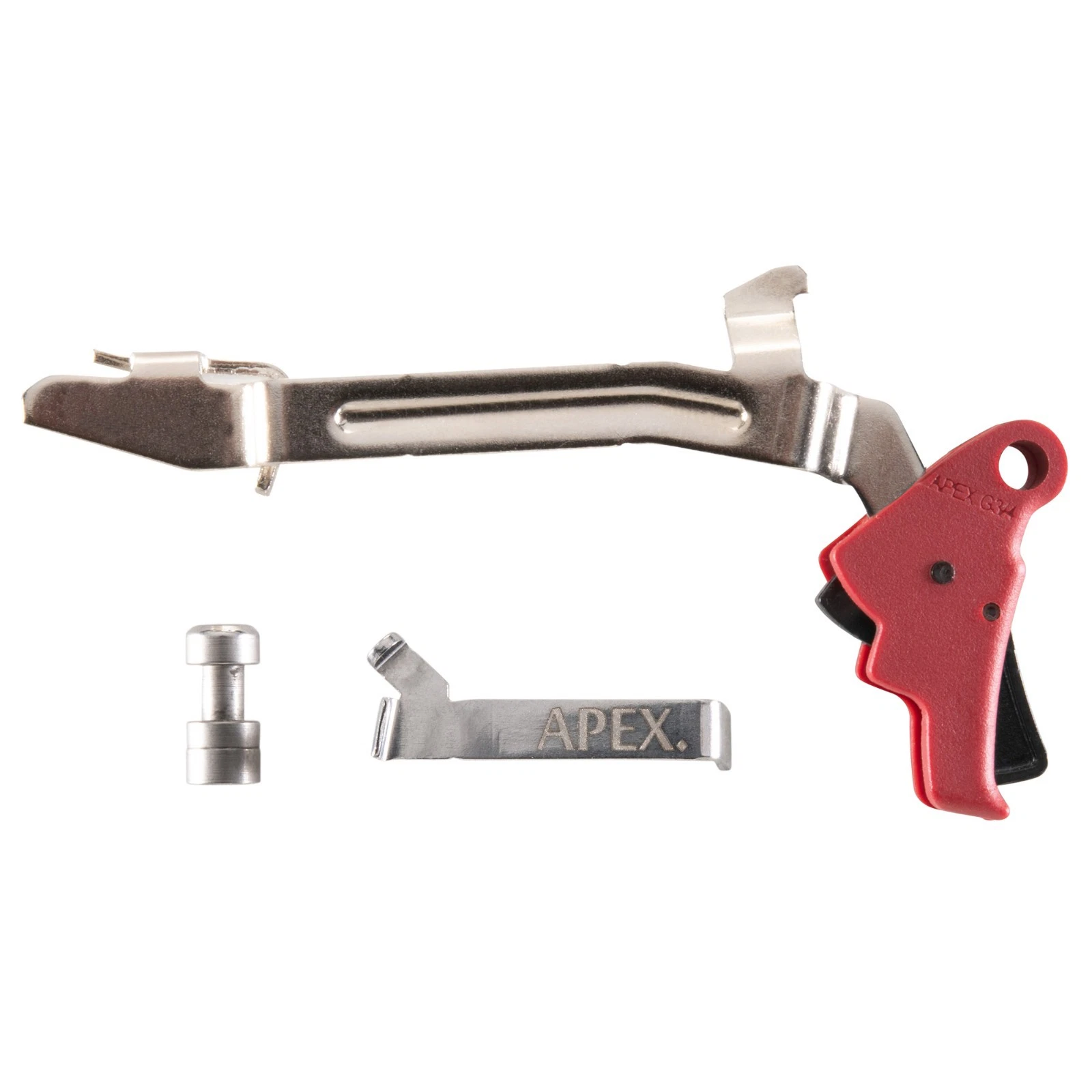 Apex Tactical Specialties Enhancement Trigger, Fits Most Glocks Gen 3 & 4 – Red