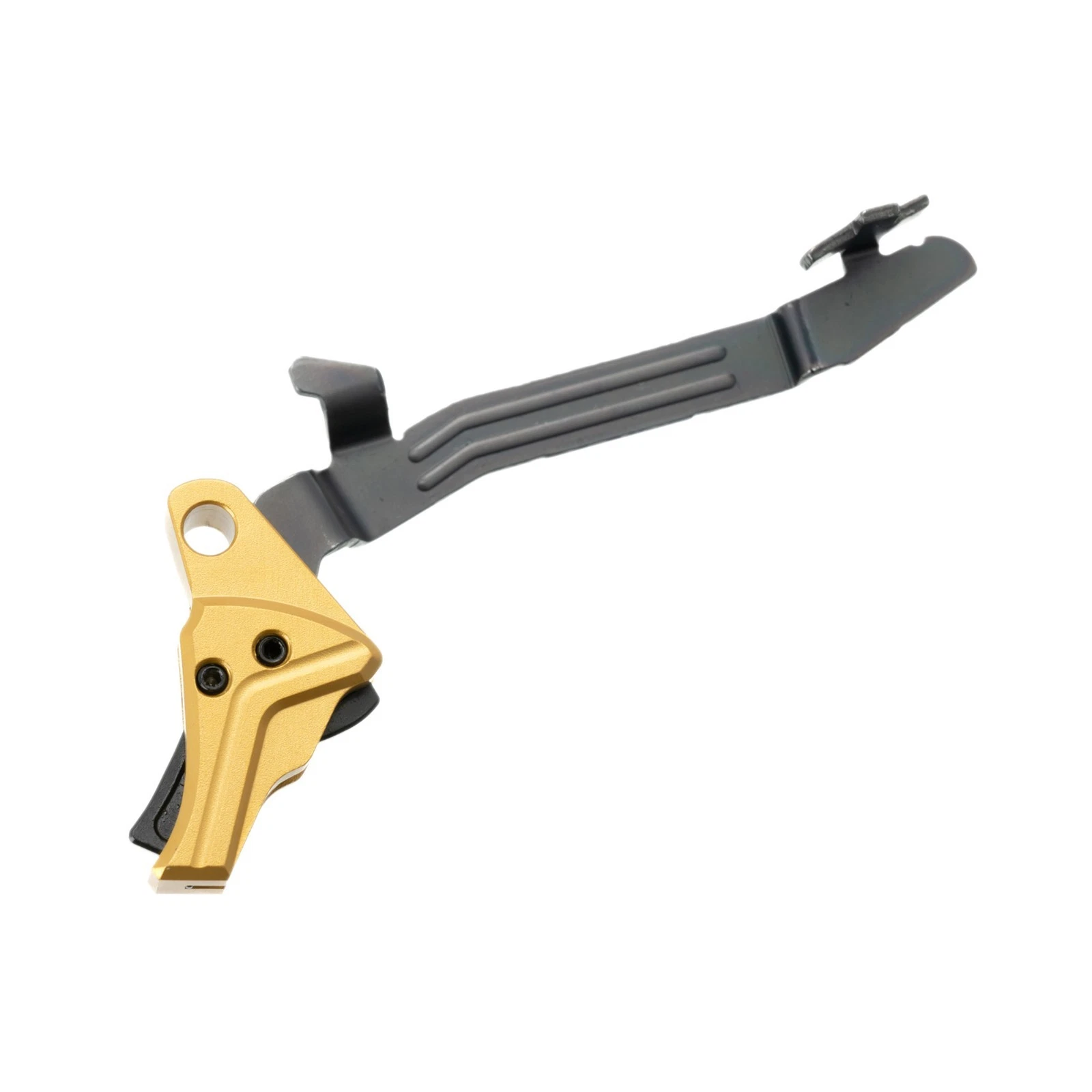 Tyrant CNC Improved Trigger System, Glock 43/43x/48, Gold Body + Black blade
