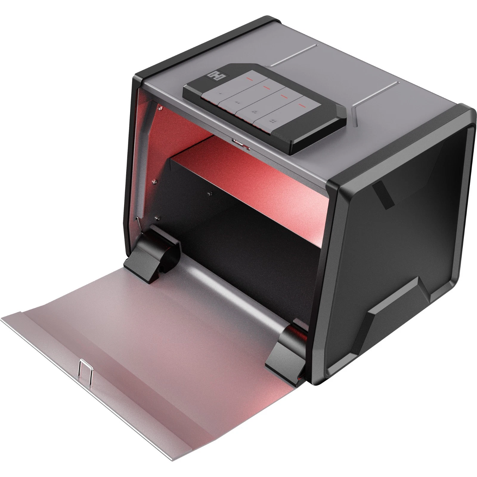 Hornady Two-Gun DIGI-Vault Heavy-Duty Steel, Programmable 4-6 Digit Keypad + key