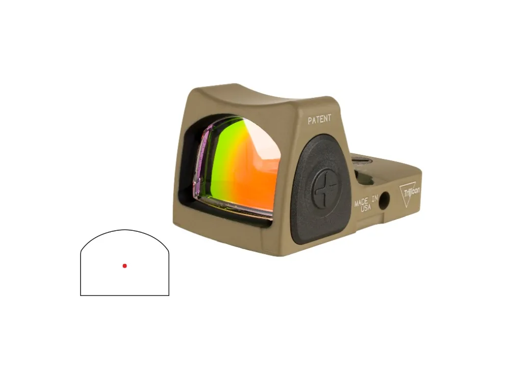 RMR Type 2 Adjustable LED 3.25 MOA Red Dot – FDE