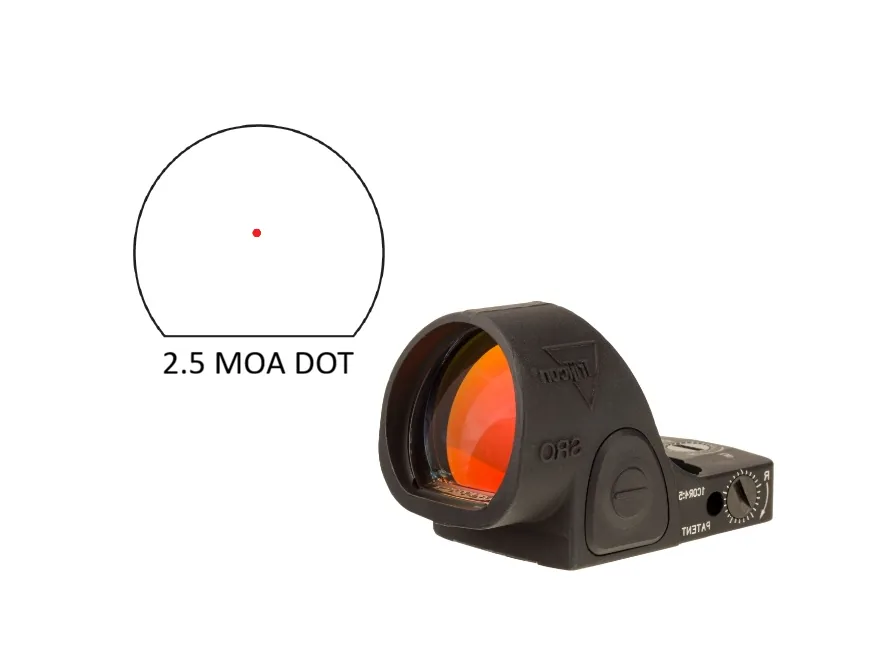 SRO Adjustable LED 2.5 MOA Red Dot