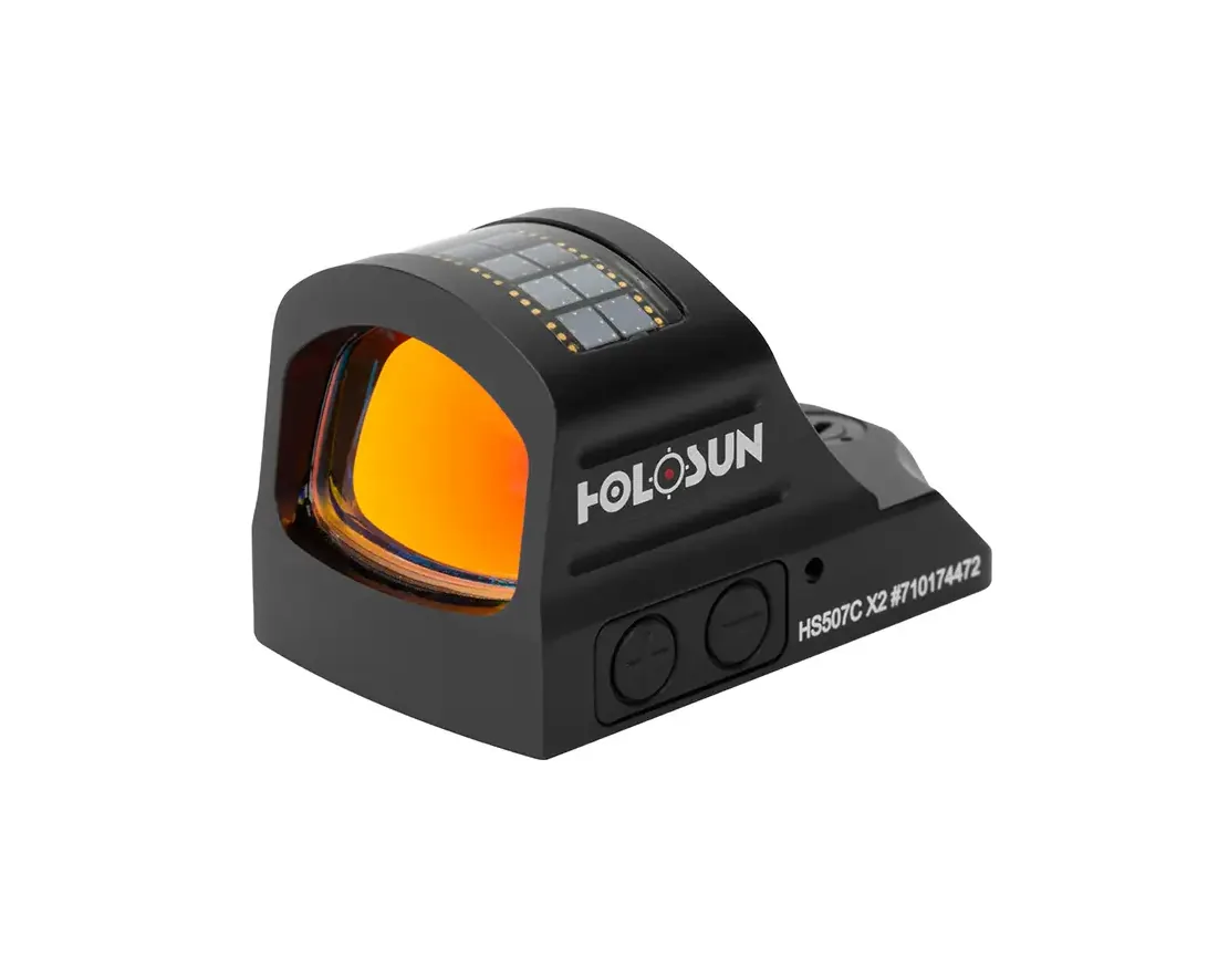 Holosun HS507C-X2 Solar 2 MOA Dot + 32 MOA Circle Green Dot