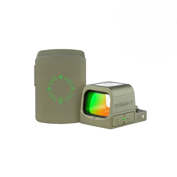 S 2 MOA Dot + 32 MOA Circle Olive Green