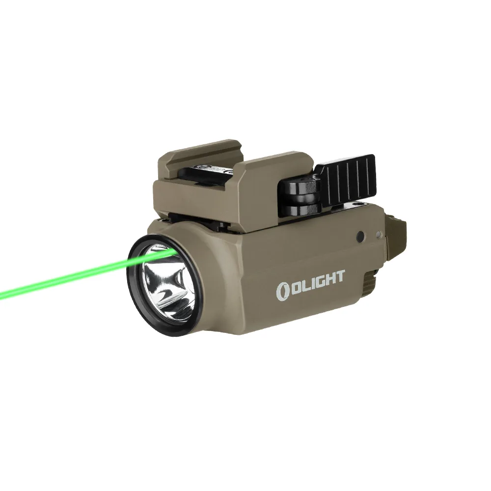 Baldr S 800 Lumens LED Tactical Flashlight with Green Laser – FDE
